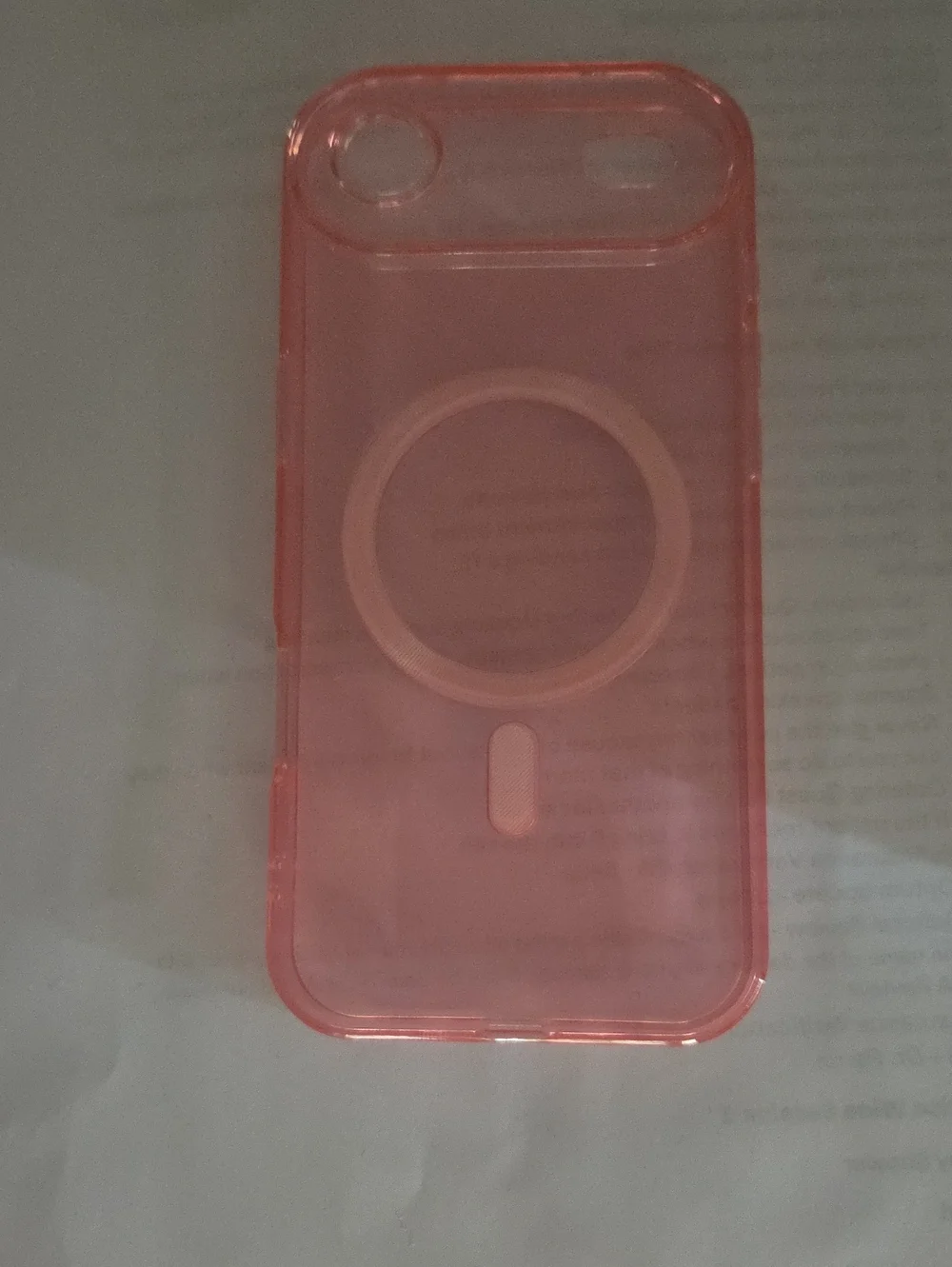 Pink Clear MagSafe-Compatible Phone Case Iphone 17 Air